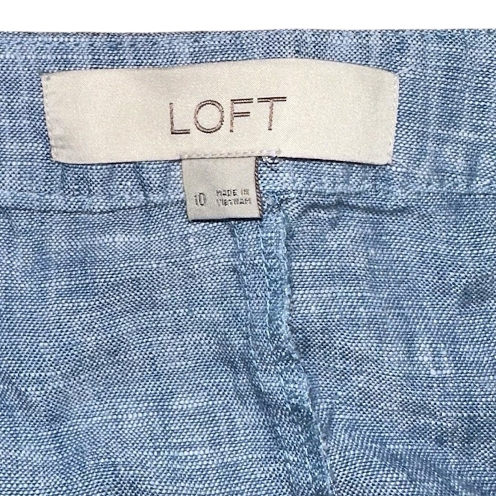 Loft Linen Vest Midi Dress - Picture 4 of 8